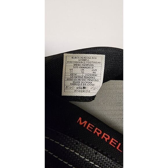 Merrell Black Aurora Red Merrell Performance Footwear 11 Flip Flops sandals - Picture 5 of 6